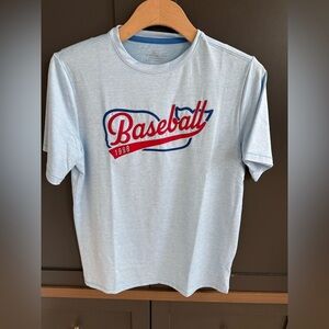 NWT Vineyard Vines Performance Light Blue Harbor Baseball 98 T-shirt • L (16)
